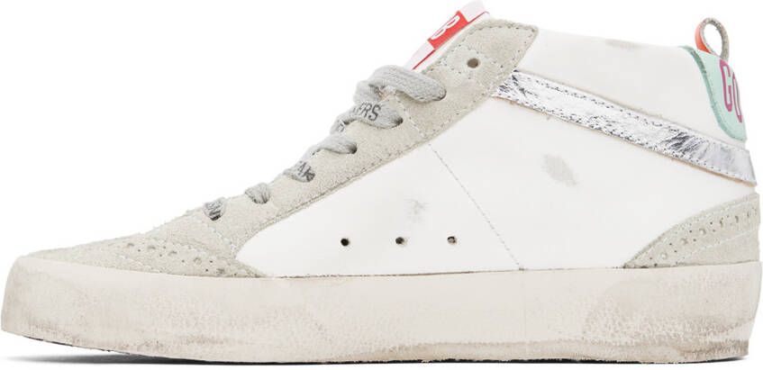 Golden Goose SSENSE Exclusive White Mid Star Sneakers