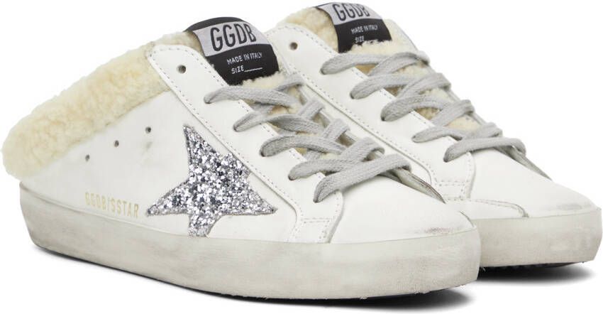 Golden Goose SSENSE Exclusive White Super-Star Sabot Sneakers
