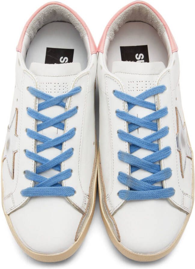 Golden Goose SSENSE Exclusive White Super-Star Sneakers