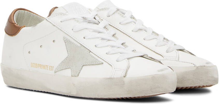 Golden Goose SSENSE Exclusive White Super-Star Sneakers