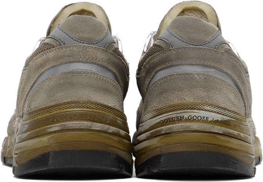 Golden Goose Taupe Dad-Star Sneakers