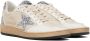 Golden Goose White & Beige Ball Star Sneakers - Thumbnail 4