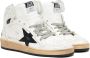Golden Goose White & Black Sky-Star Sneakers - Thumbnail 4