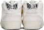 Golden Goose White & Gray Mid Star Sneakers - Thumbnail 2