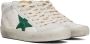Golden Goose White & Gray Mid Star Sneakers - Thumbnail 4