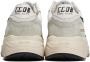 Golden Goose White & Gray Running Sole Sneakers - Thumbnail 2