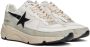 Golden Goose White & Gray Running Sole Sneakers - Thumbnail 4