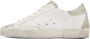 Golden Goose White & Gray Super-Star Sneakers - Thumbnail 3