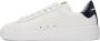 Golden Goose White & Navy Purestar Sneakers - Thumbnail 3