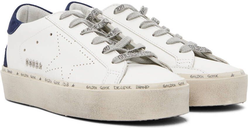 Golden Goose White Hi Star Sneakers