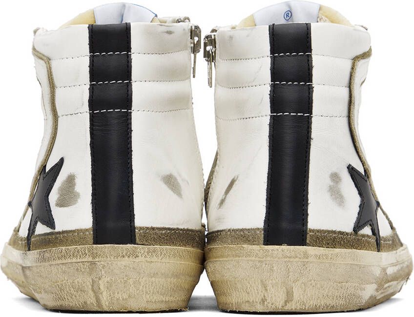 Golden Goose White Slide Sneakers