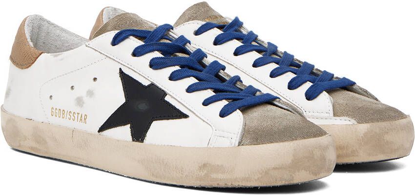 Golden Goose White Super-Star Sneakers