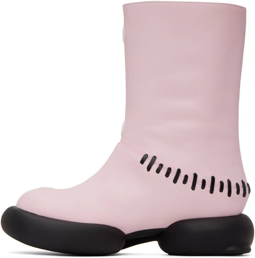GRAPE Pink Detachable Bow Boots