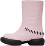GRAPE Pink Detachable Bow Boots - Thumbnail 3
