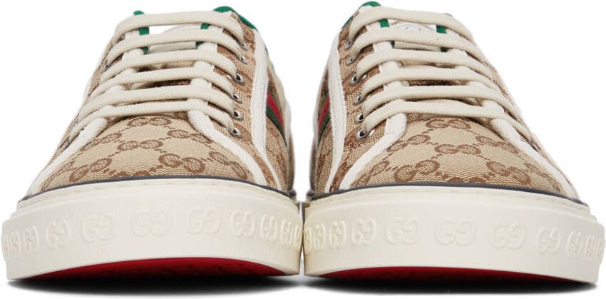 Gucci Beige GG ' Tennis 1977' Sneakers