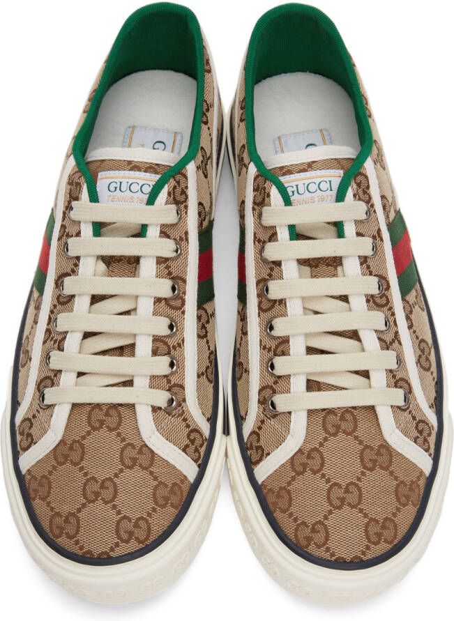 Gucci Beige GG ' Tennis 1977' Sneakers