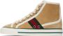 Gucci Beige Suede ' Tennis 1977' High-Top Sneakers - Thumbnail 3