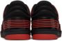 Gucci Black & Red Basket Low Sneakers - Thumbnail 2