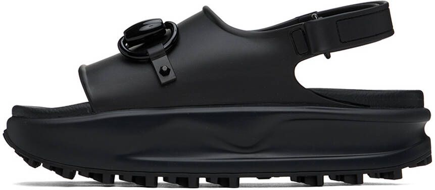 Gucci Black Horsebit Flatform Sandals