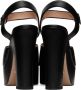 Gucci Black Horsebit Platform Heeled Sandals - Thumbnail 2