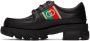 Gucci Black Interlocking G Lace-Up Derbys - Thumbnail 3