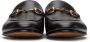 Gucci Black Leather Horsebit Loafers - Thumbnail 2