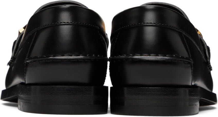 Gucci Black Logo Loafers