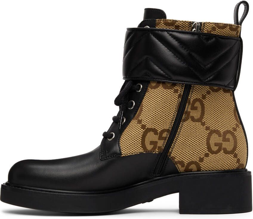 Gucci Black Marmont Double G Boots