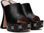 Gucci Black Platform Heeled Sandals - Thumbnail 4