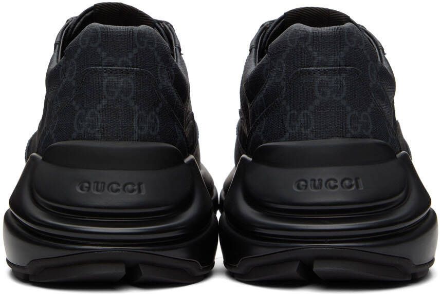 Gucci Black Rhyton Sneakers