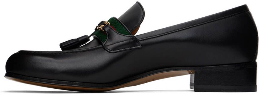 Gucci Black Tassel Loafers