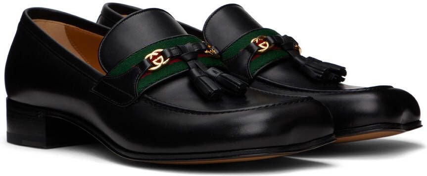 Gucci Black Tassel Loafers