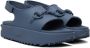 Gucci Blue Horsebit Flatform Sandals - Thumbnail 4