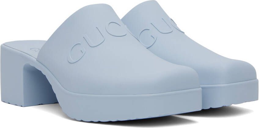 Gucci Blue Slip-On Loafers