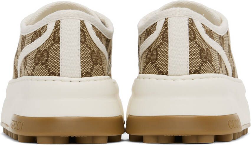 Gucci Brown & Beige GG Sneakers
