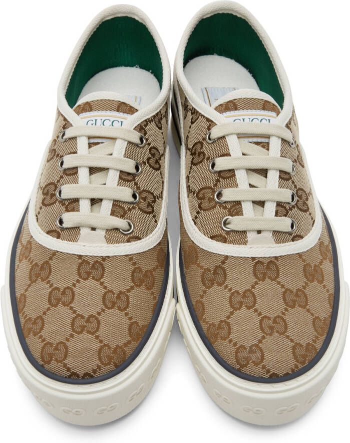 Gucci Brown GG Tennis Sneakers