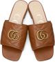 Gucci Brown Matelassé GG Jolie Sandals - Thumbnail 5