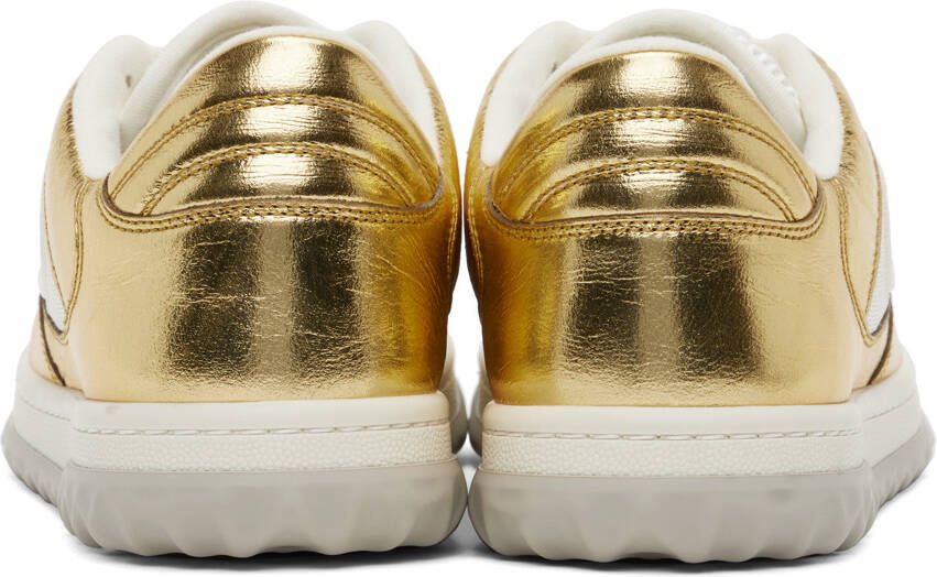 Gucci Gold & White MAC80 Sneakers
