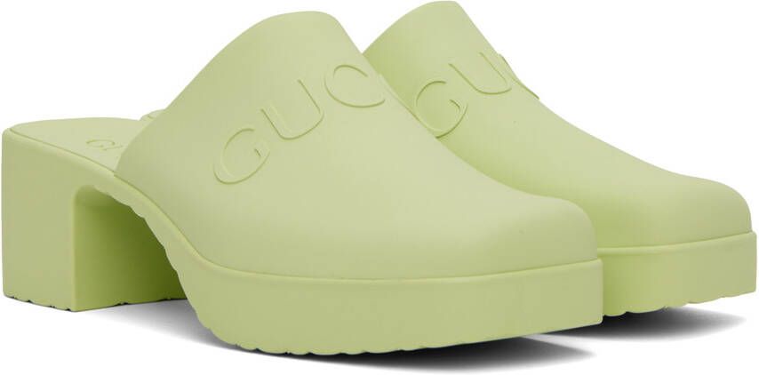 Gucci Green Slip-On Loafers