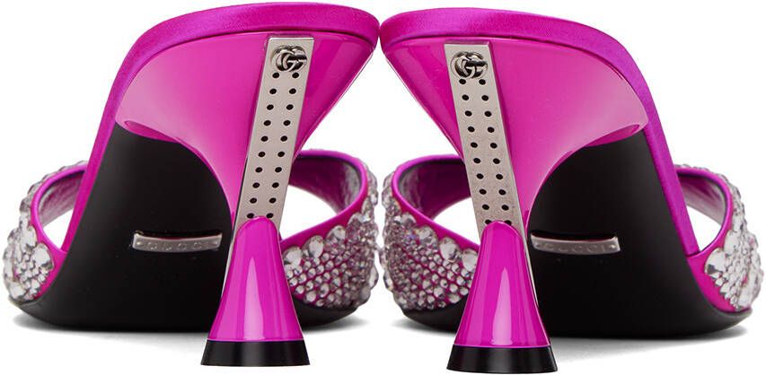 Gucci Pink Galactica Heeled Sandals