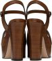 Gucci Tan Interlocking G Sandals - Thumbnail 2