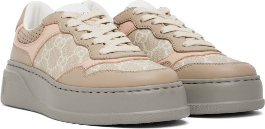 Gucci Taupe GG Sneakers