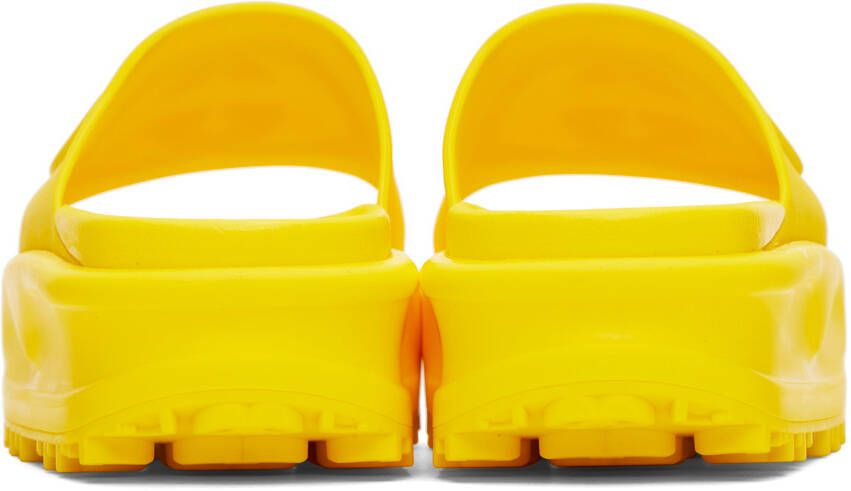 Gucci Yellow Interlocking G Slides