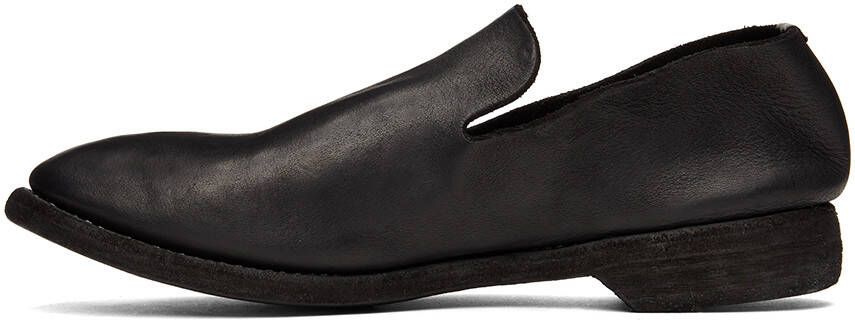 Guidi Black 100 Loafers