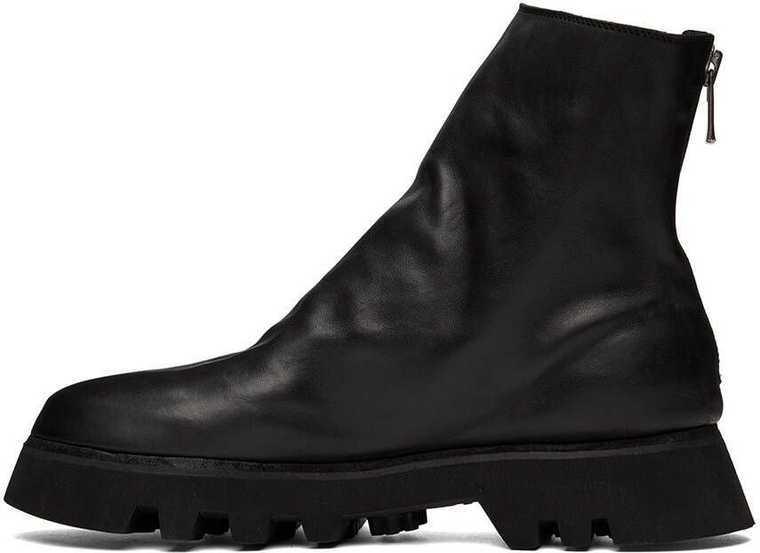 Guidi Black ZO08V Zip Boots