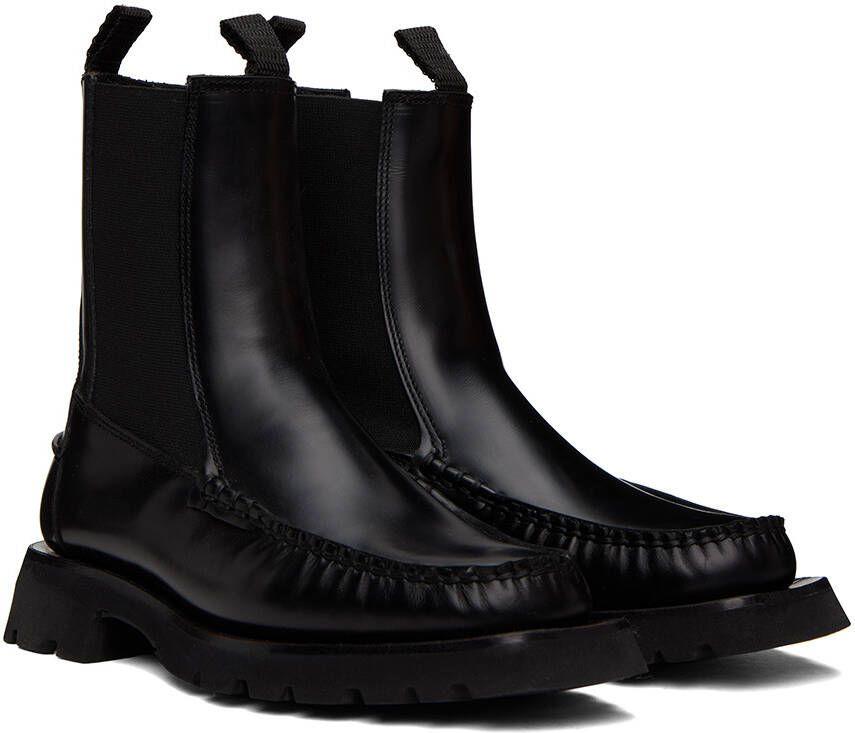 HEREU Black Alda Chelsea Boots