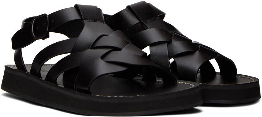 HEREU Black Beltra Sandals
