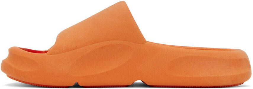 Heron Preston Orange Eco Molded Slides