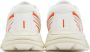Heron Preston White & Orange Block Stepper Low-Top Sneakers - Thumbnail 2