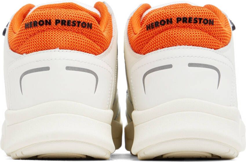 Heron Preston White Low Key Low-Top Sneakers